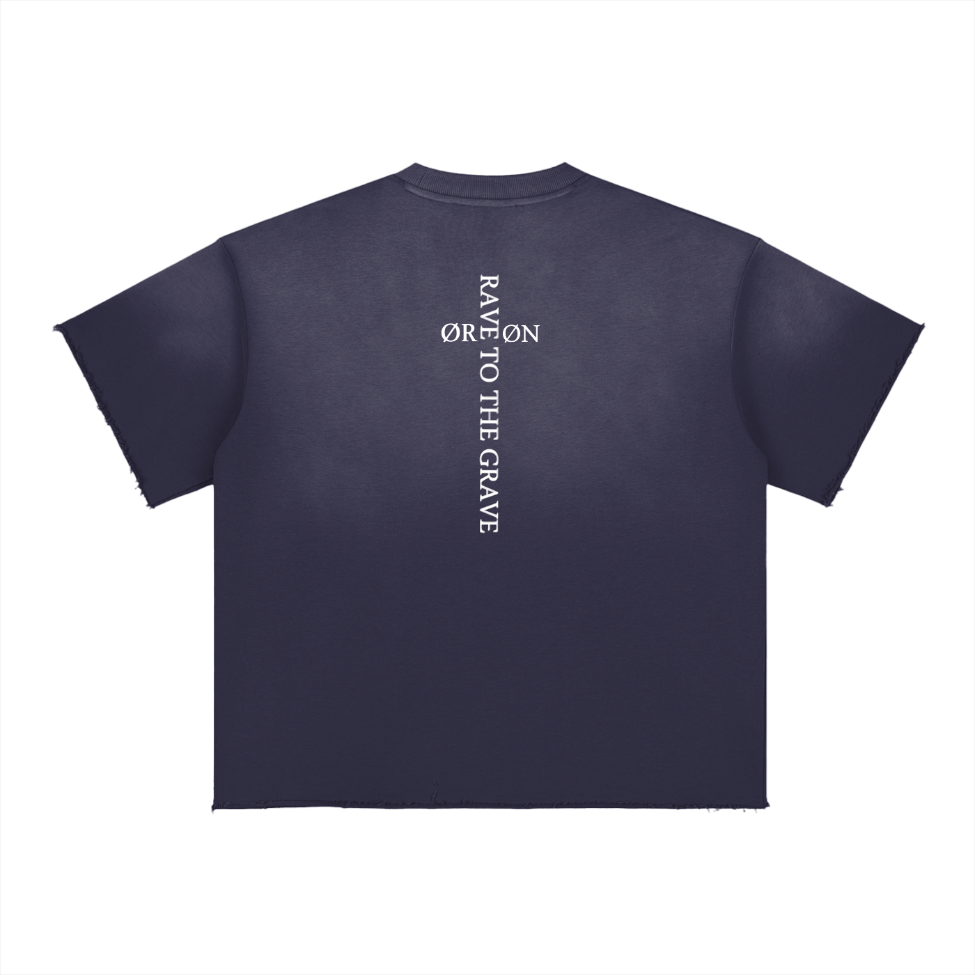 RTTG CROSS RAW EDGE T-SHIRT