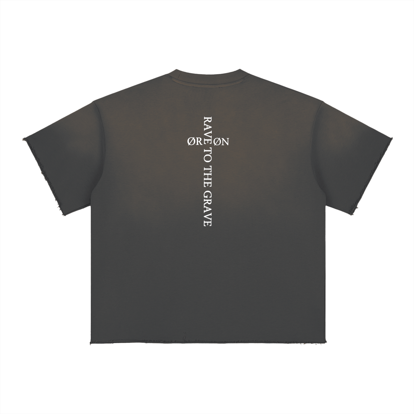RTTG CROSS RAW EDGE T-SHIRT