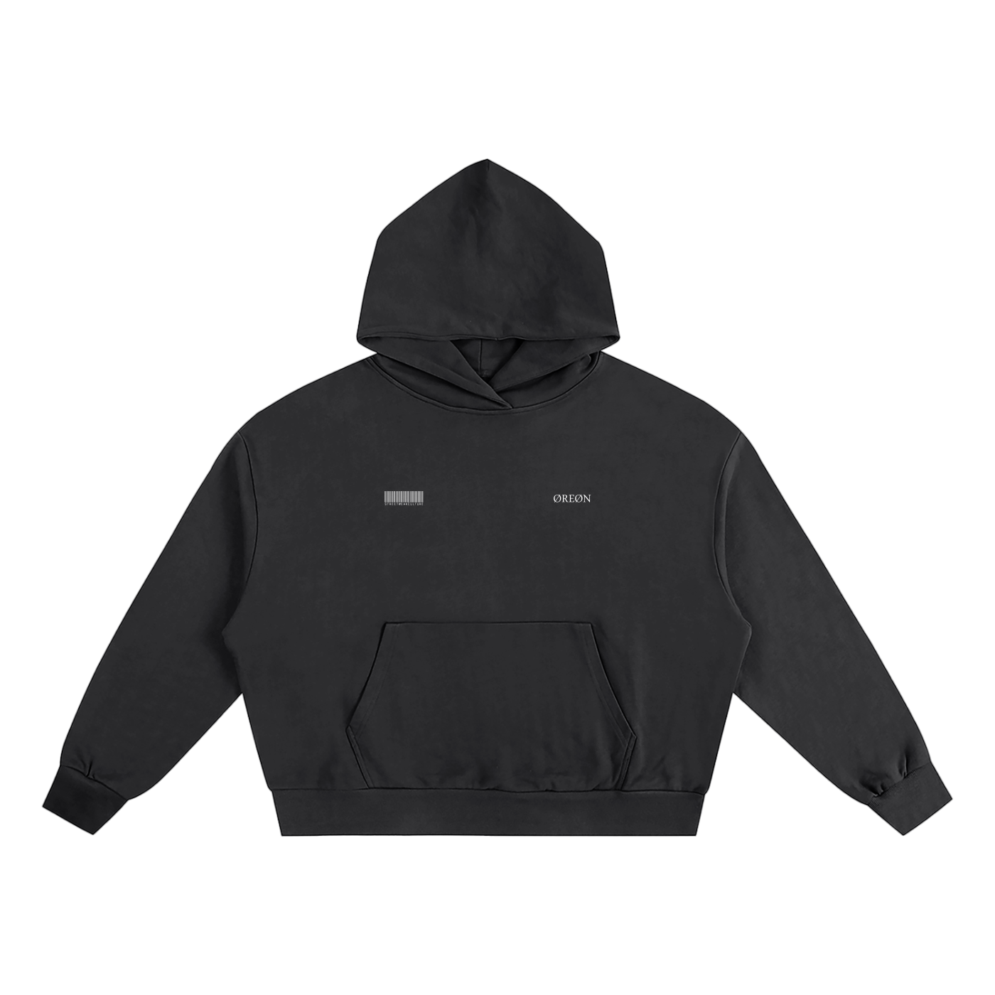 ØØ LOGO BOXY OVERSIZED HOODIE