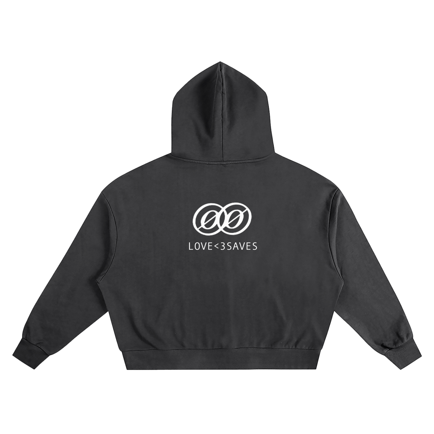 ØØ LOGO BOXY OVERSIZED HOODIE