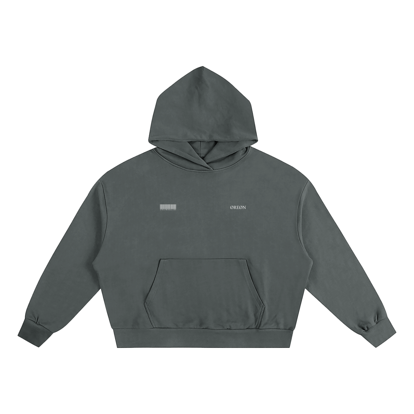 ØØ LOGO BOXY OVERSIZED HOODIE