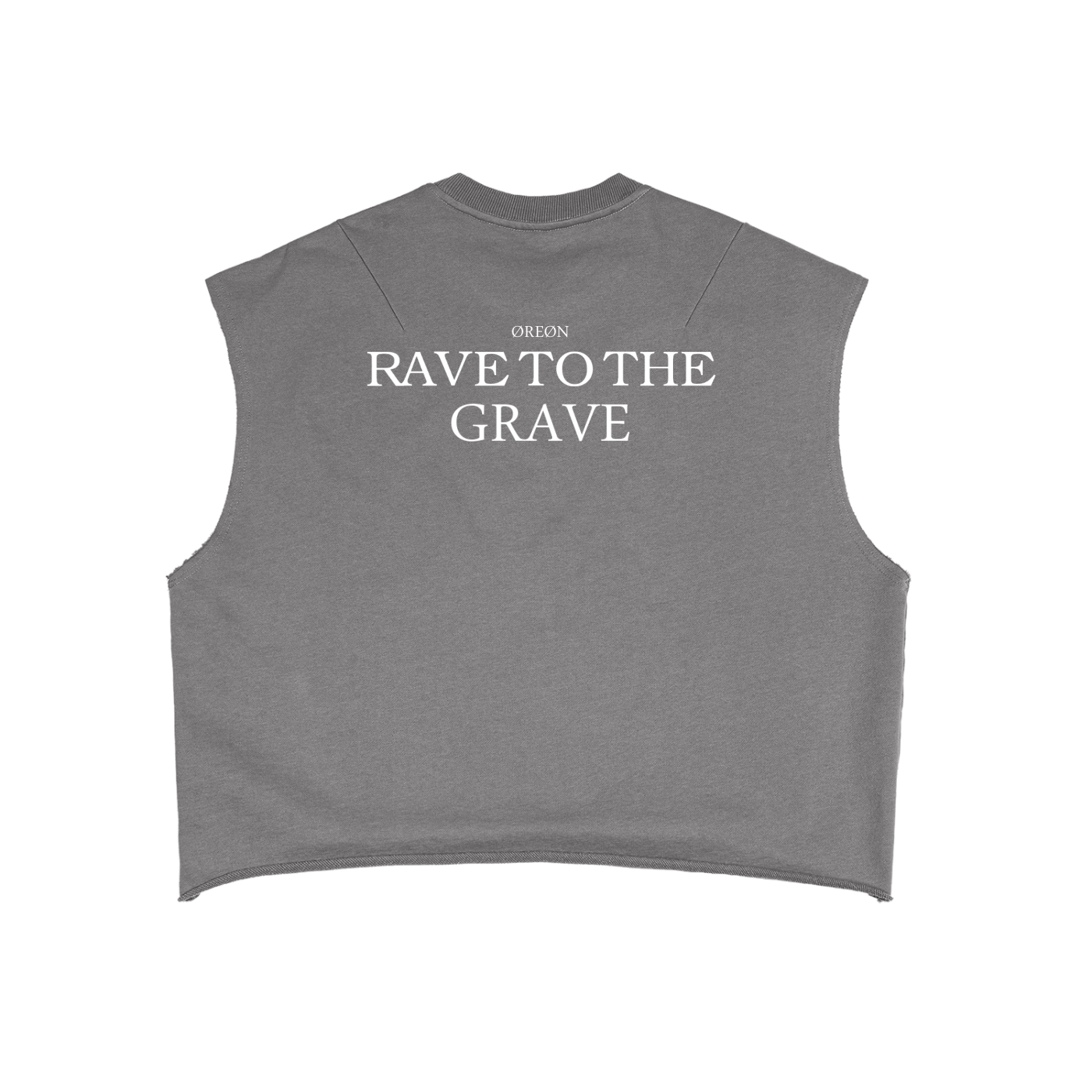 RAVE TO THE GRAVE BOXY TANK TOP