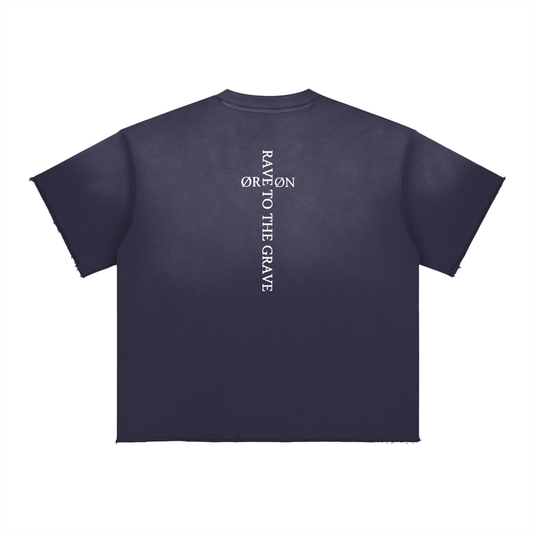 RTTG CROSS RAW EDGE T-SHIRT