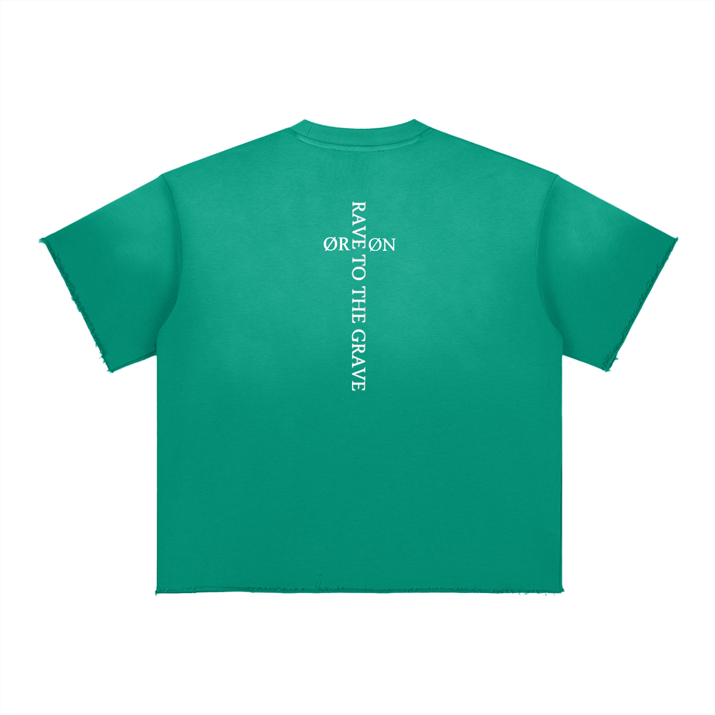 RTTG CROSS RAW EDGE T-SHIRT