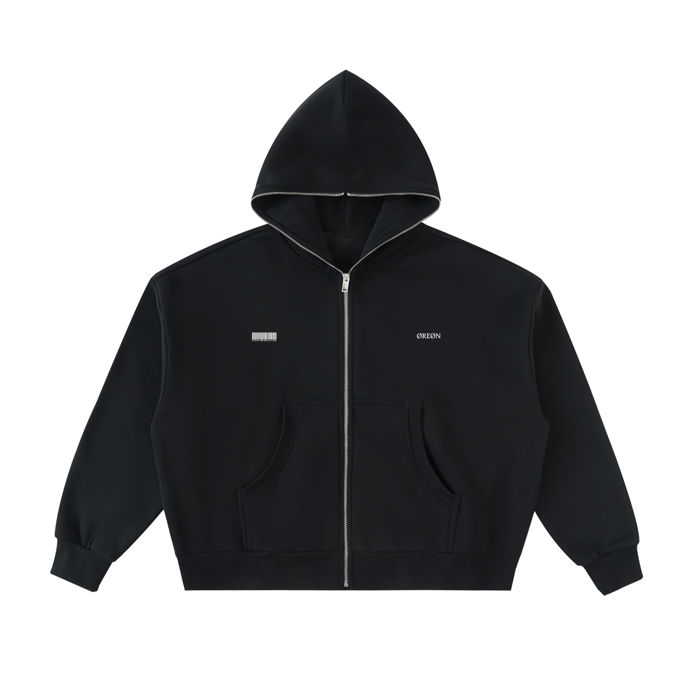 ØFFICIALØREØN FULL ZIP BOXY HOODIE