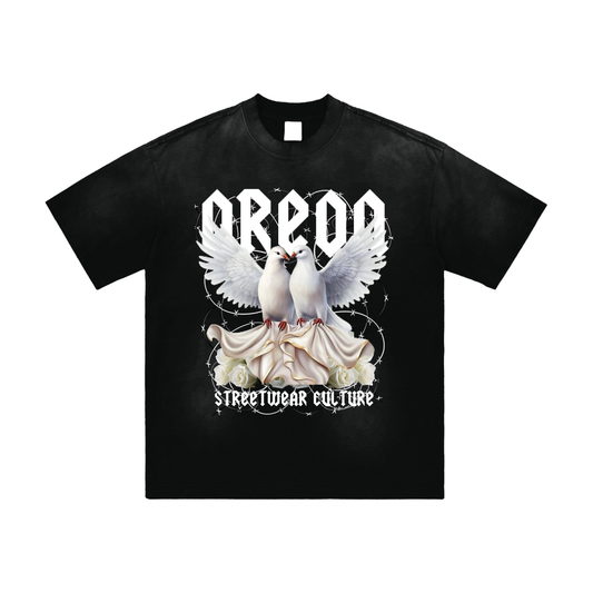 WHITE DOVES SUNFADE T-SHIRT