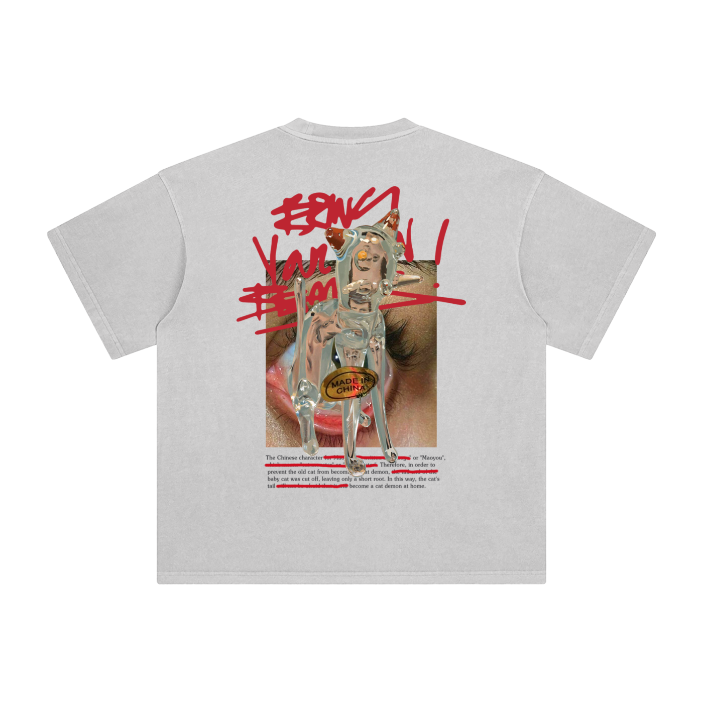 MAOYOU WASHED VINTAGE T-SHIRT