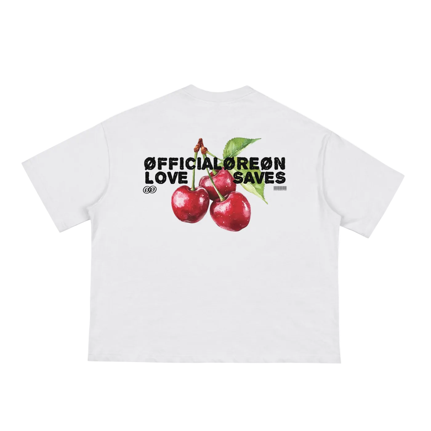 LOVE SAVES CHERRY BOXY T-SHIRT