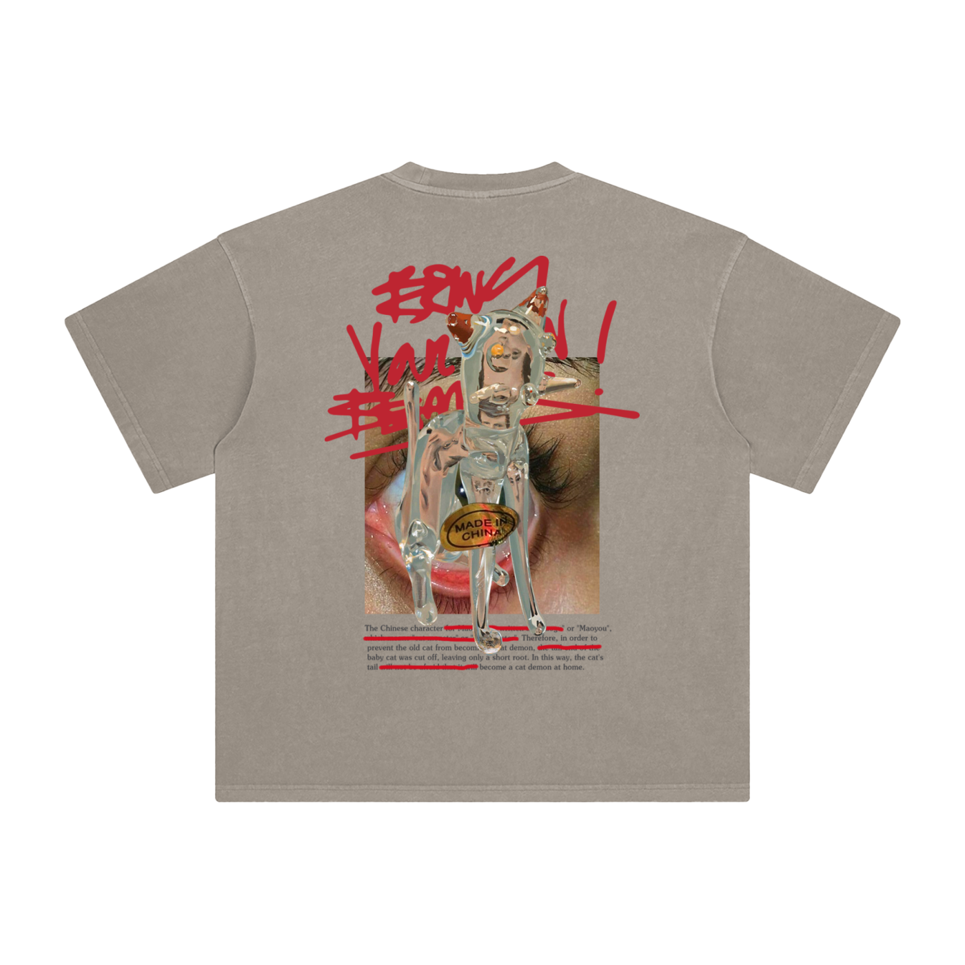 MAOYOU WASHED VINTAGE T-SHIRT