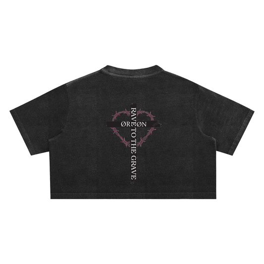 CROSS VINTAGE CROP TOP