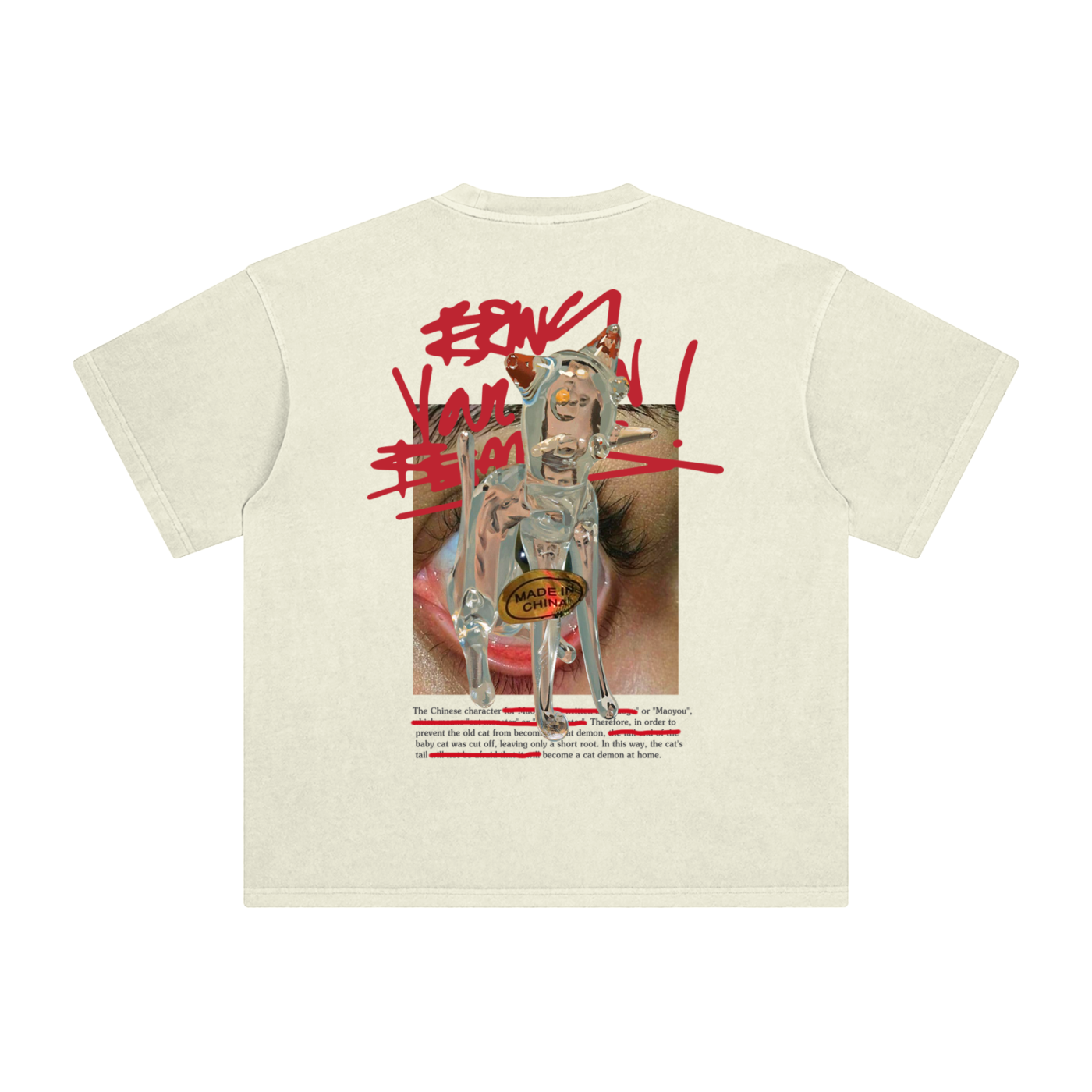 MAOYOU WASHED VINTAGE T-SHIRT